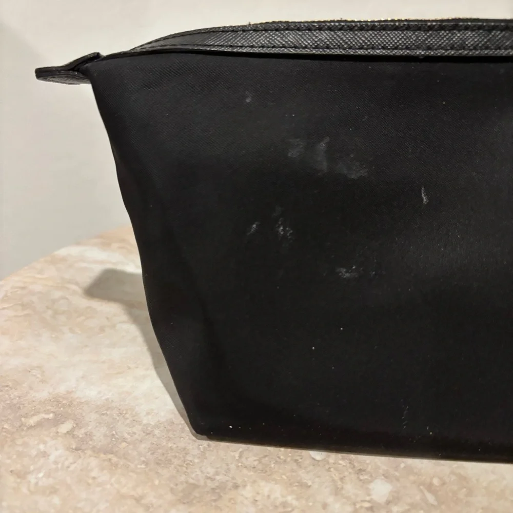 Kate Spade zip nylon cosmetic bag